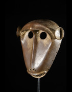 Masque Singe Kpan en Bronze - Baoule - Côte d'Ivoire