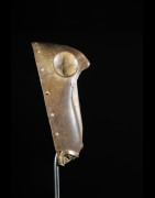 Masque Singe Kpan en Bronze - Baoule - Côte d'Ivoire