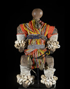 Poupee Namji Dowayo - Nigeria / Cameroun - Poupee perles africaines