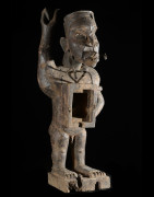 Fetiche Nkisi Nkonde Janiforme - Yombe - RDC Zaire - Nkisi Nkonde