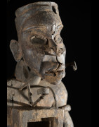 Fetiche Nkisi Nkonde Janiforme - Yombe - RDC Zaire - Nkisi Nkonde