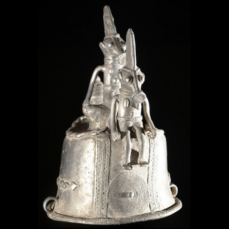 Masque d'autel en aluminium - Bwa - Burkina Faso