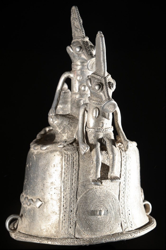 Masque d'autel en aluminium - Gan - Burkina Faso