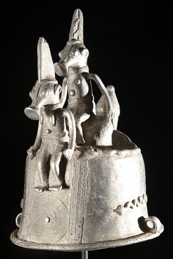 Masque d'autel en aluminium - Gan - Burkina Faso