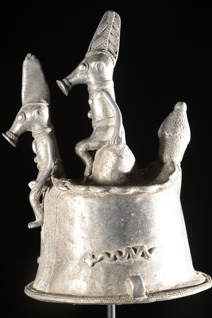 Masque d'autel en aluminium - Gan - Burkina Faso