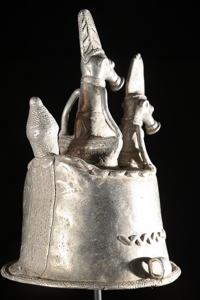 Masque d'autel en aluminium - Gan - Burkina Faso
