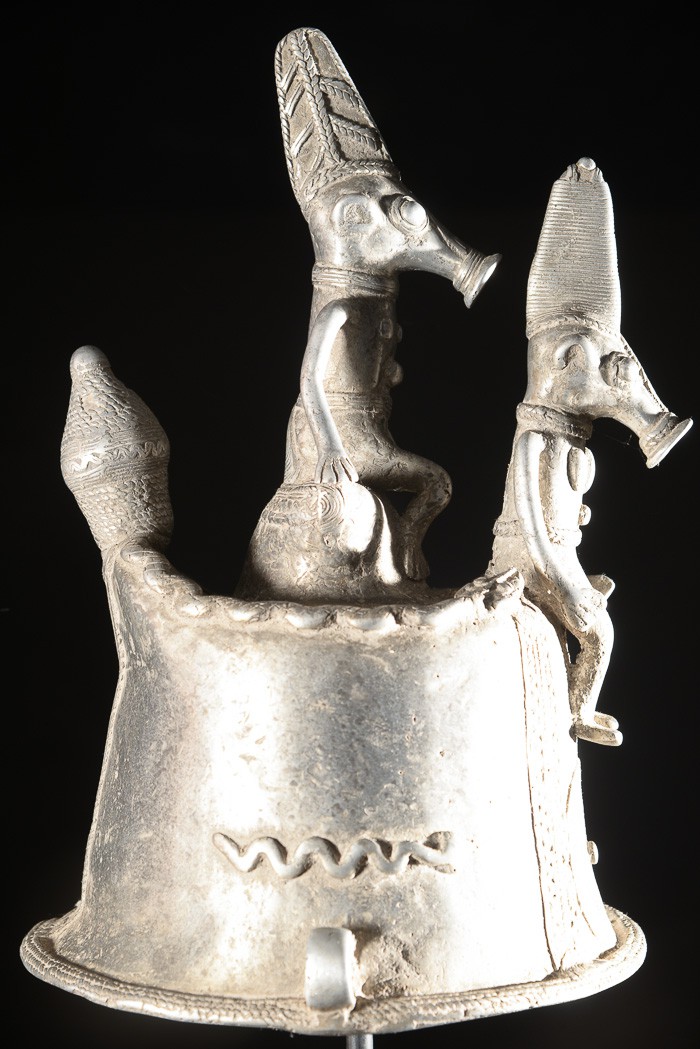 Masque d'autel en aluminium - Gan - Burkina Faso