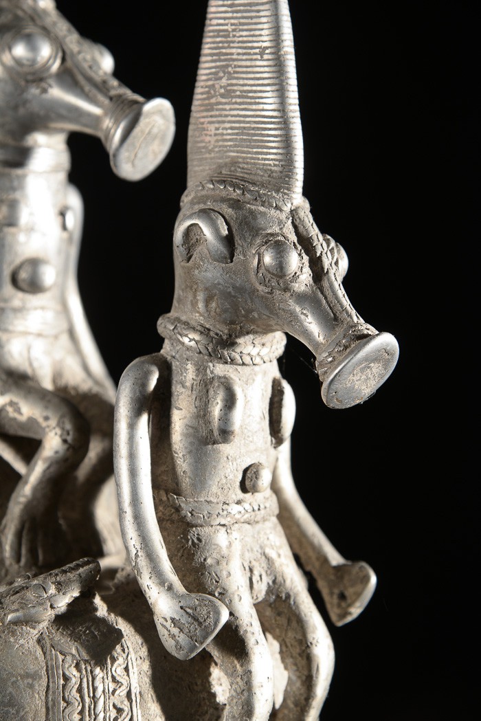 Masque d'autel en aluminium - Gan - Burkina Faso
