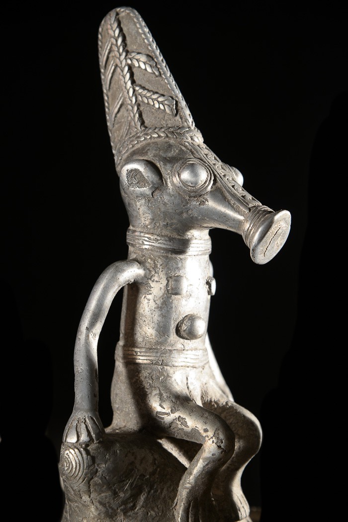 Masque d'autel en aluminium - Gan - Burkina Faso
