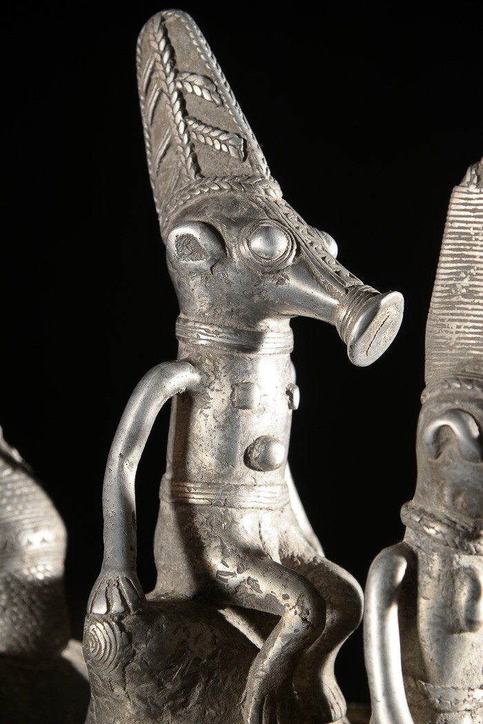 Masque d'autel en aluminium - Gan - Burkina Faso