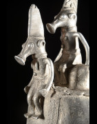 Masque d'autel en aluminium - Bwa - Burkina Faso