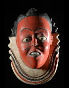 Masque Seli totem rouge - Gouro - Côte d'Ivoire