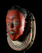 Masque Seli totem rouge - Gouro - Côte d'Ivoire