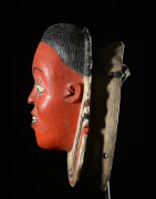 Masque Seli totem rouge - Gouro - Côte d'Ivoire