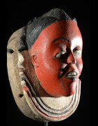 Masque Seli totem rouge - Gouro - Côte d'Ivoire