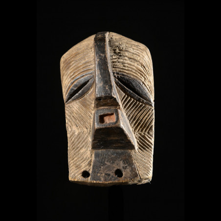Masque Insigne ou de grade Kifwebe - Songye - RDC Zaire
