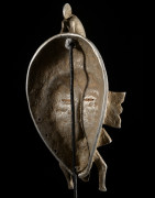 Masque Kpeliye en aluminium - Senoufo / Koulfo - Côte d'Ivoire