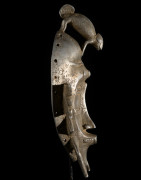 Masque Kpeliye en aluminium - Senoufo / Koulfo - Côte d'Ivoire