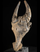 Masque zoomorphe Buffle - Bamoun / Babungo - Cameroun