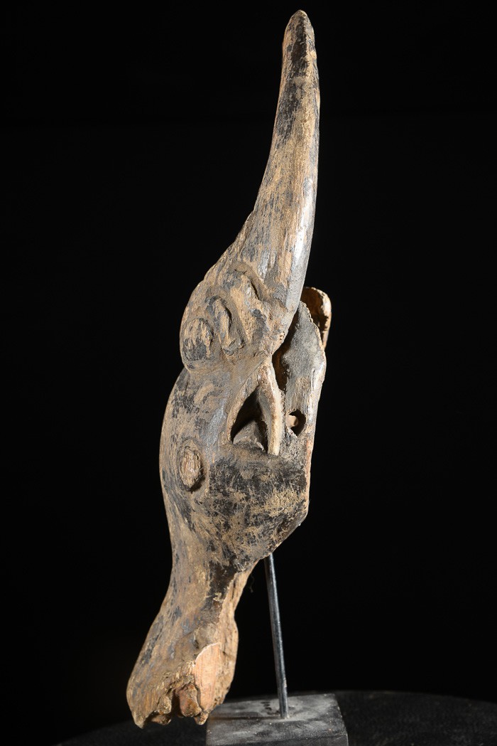 Masque zoomorphe Buffle - Bamoun / Babungo - Cameroun