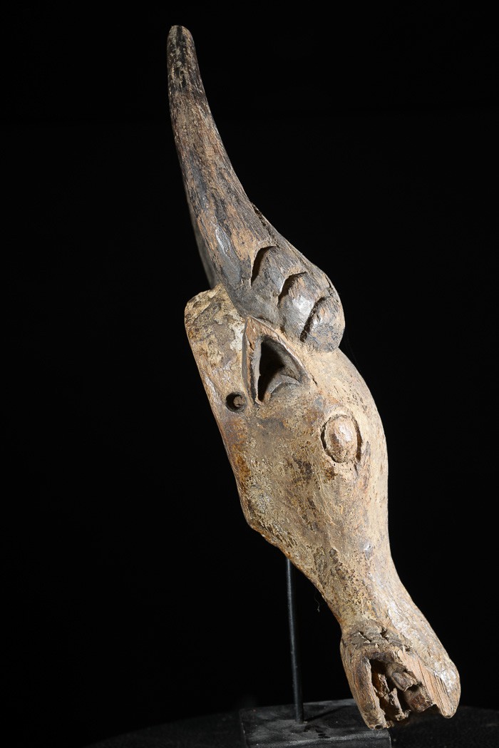 Masque zoomorphe Buffle - Bamoun / Babungo - Cameroun