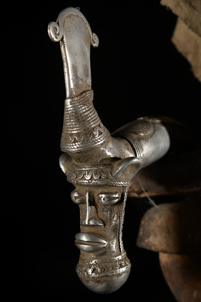 Zandé massue en fonte d'aluminium - Mossi - Burkina Faso
