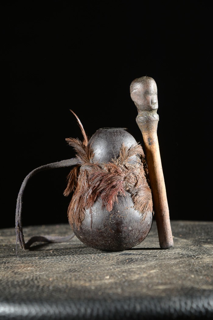 Gourde a substances magiques ou medicinales - Kaguru - Tanzanie