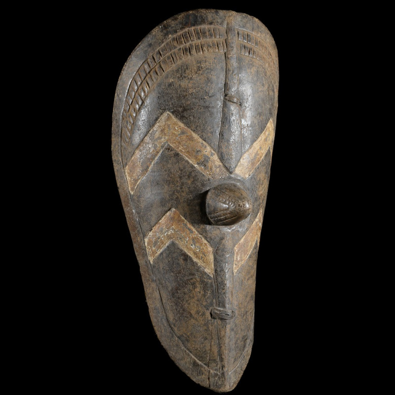 Bouclier en osier tresse - Tutsi / Hutu - Rwanda - Boucliers