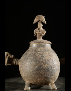 Pot a onguents magiques en bronze - Dogon - Mali - Bronzes