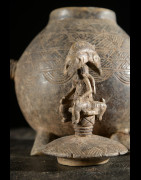 Pot a onguents magiques en bronze - Dogon - Mali - Bronzes