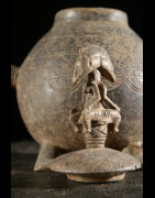 Pot a onguents magiques en bronze - Dogon - Mali - Bronzes