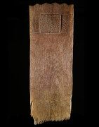 Plaque de lit sculptee - Peul - Niger - Objets usuels