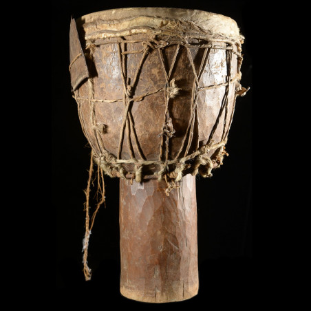 Tambour une peau - Baoule - Cote d'Ivoire