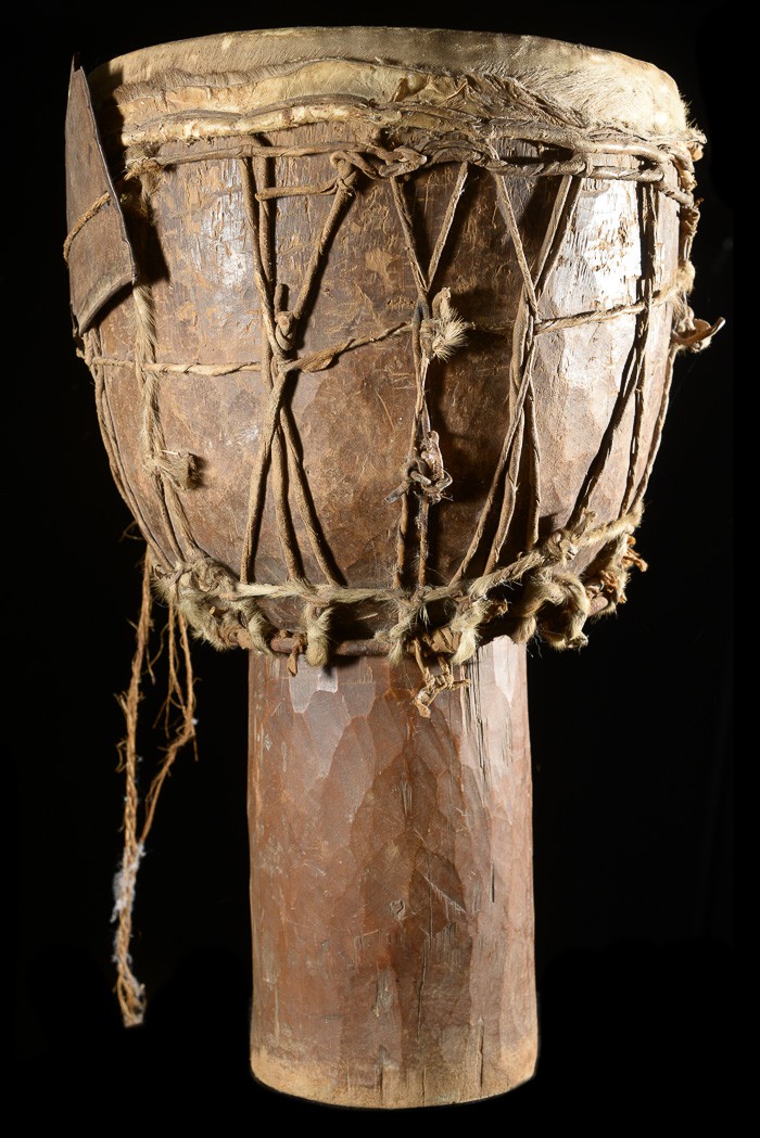 Tambour une peau - Baoule - Cote d'Ivoire