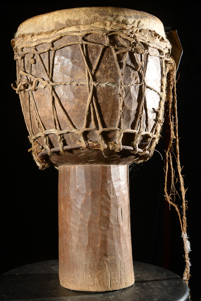 Tambour une peau - Baoule - Cote d'Ivoire