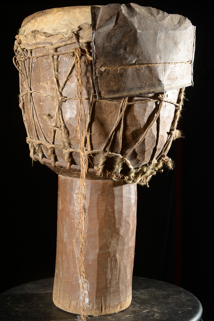 Tambour une peau - Baoule - Cote d'Ivoire