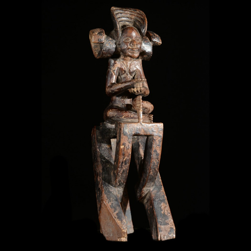 Effigie de chef - Chokwe / tshokwe - Angola - Statues africaines