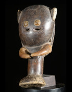 Masque Singe Kpan en Bronze - Baoule - Côte d'Ivoire