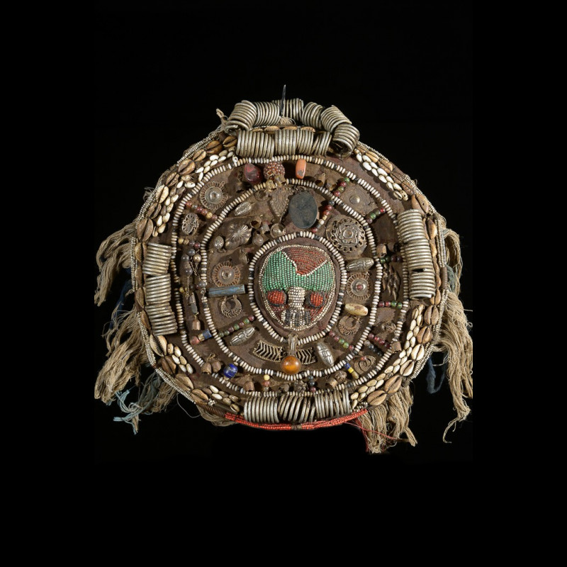 Parure royale de ceremonie - Yoruba - Nigeria - Afrique