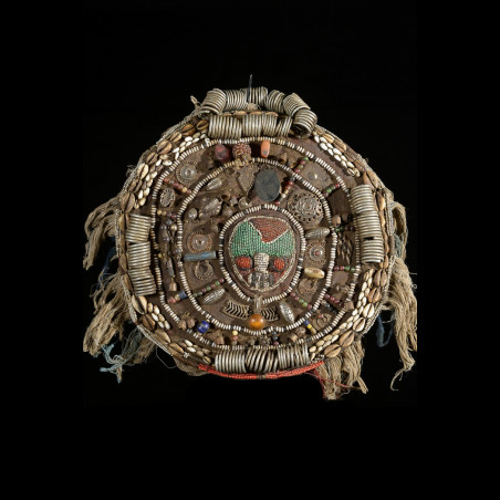 Parure royale de ceremonie - Yoruba - Nigeria - Afrique