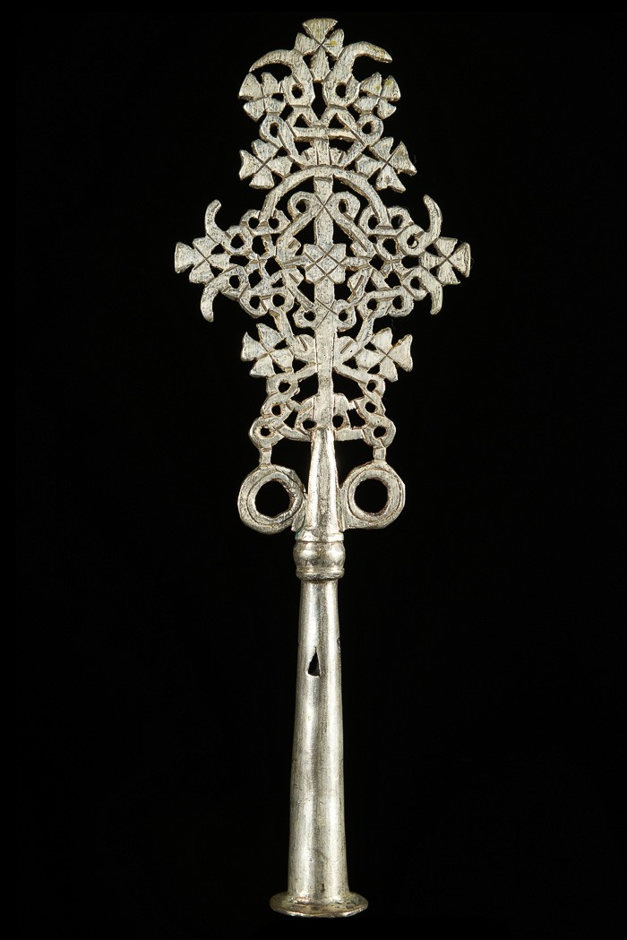 Croix processionnelle Copte Maskal - Amahara - Ethiopie