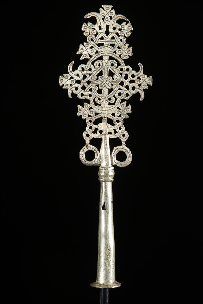Croix processionnelle Copte Maskal - Amahara - Ethiopie