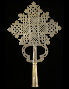 Croix processionnelle Copte Maskal - Amahara - Ethiopie