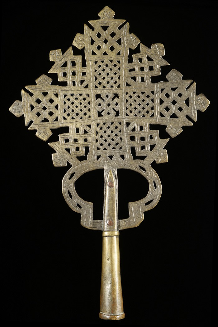 Croix processionnelle Copte Maskal - Amahara - Ethiopie