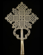 Croix processionnelle Copte Maskal - Amahara - Ethiopie
