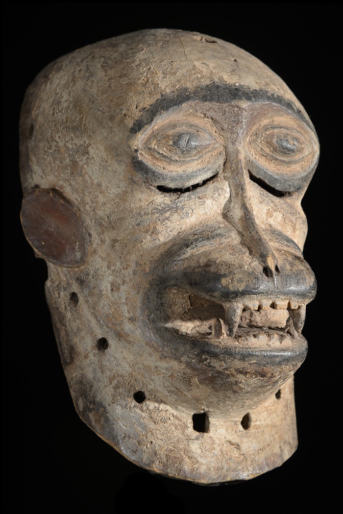 Masque zoomorphe Babouin - Luba - RDC Zaire