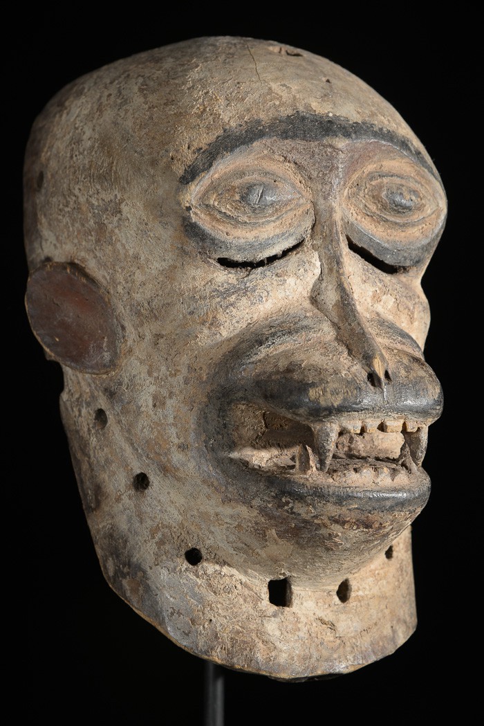 Masque zoomorphe Babouin - Luba - RDC Zaire
