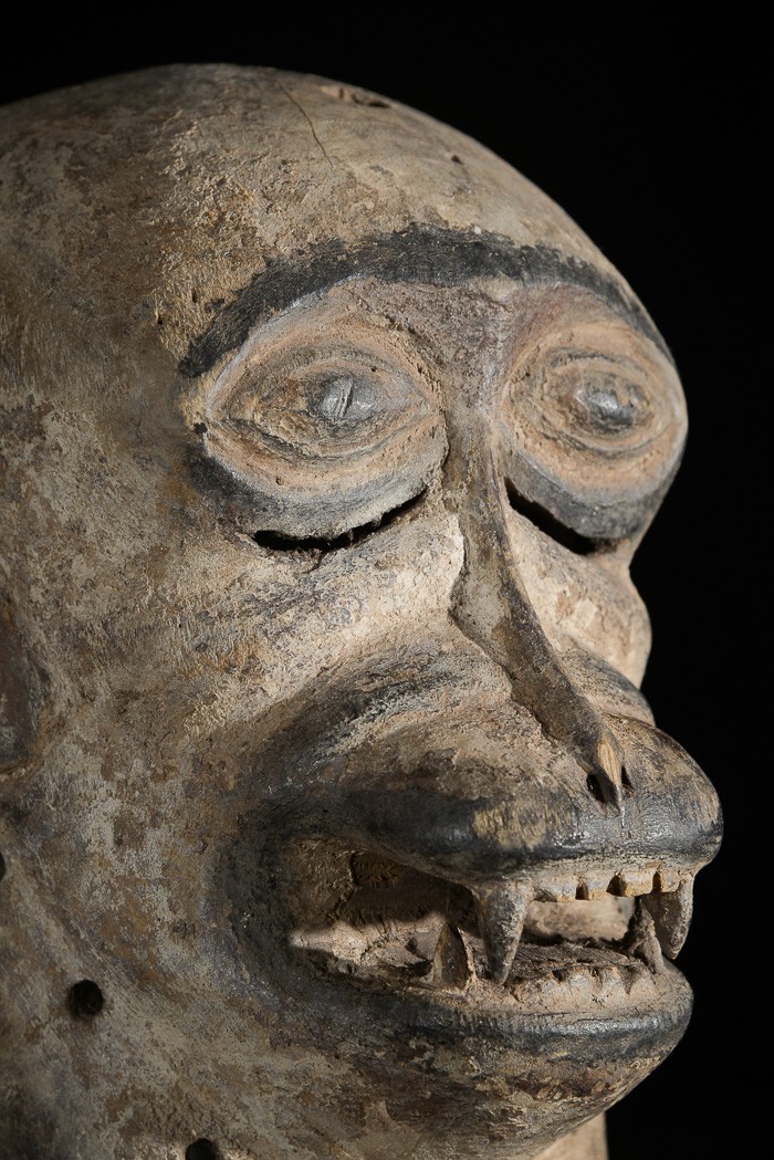 Masque zoomorphe Babouin - Luba - RDC Zaire