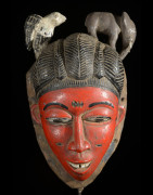 Masque Seli rouge - Gouro - Côte d'Ivoire