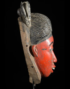 Masque Seli rouge - Gouro - Côte d'Ivoire